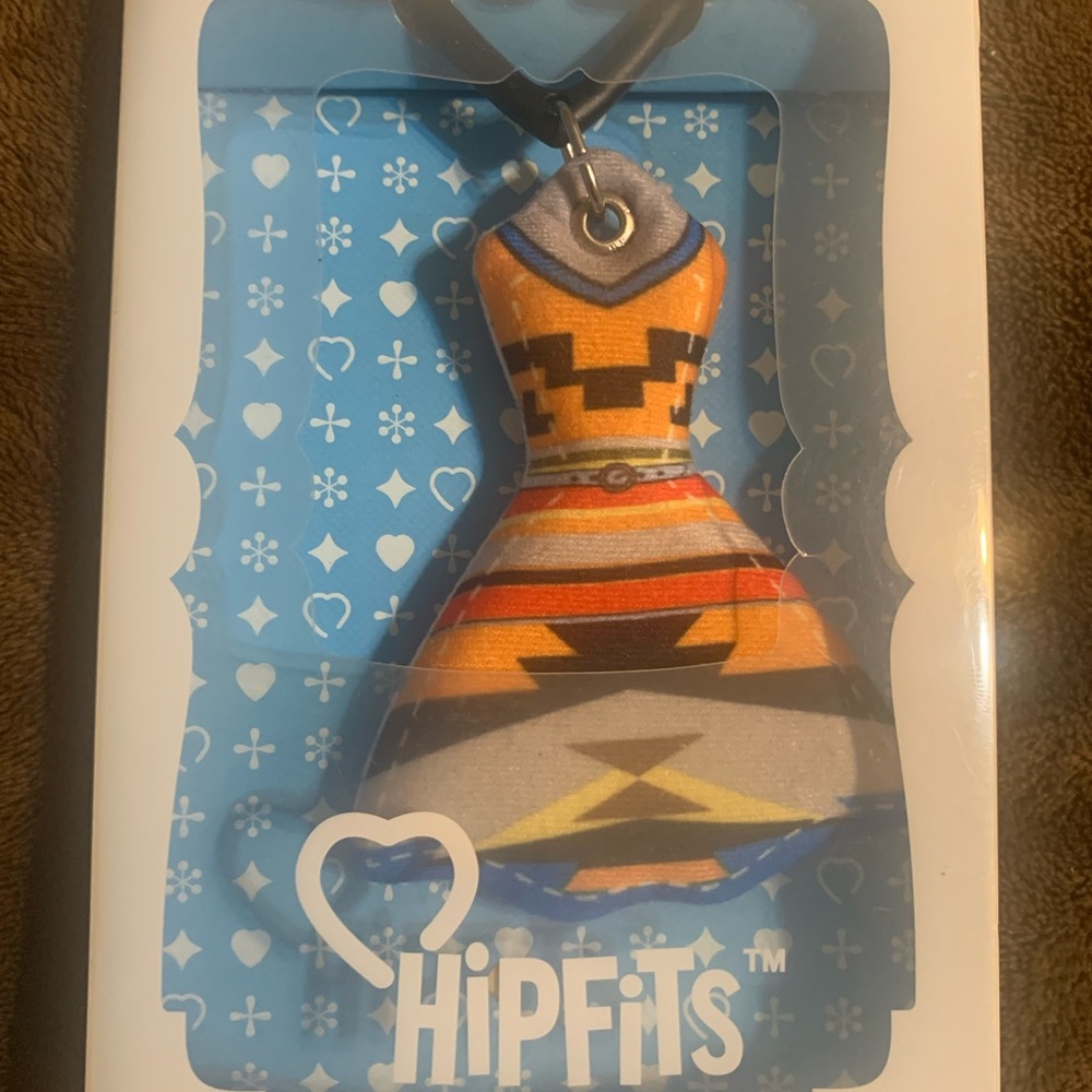 Hip fits-Kids Dress-Shaped Accessory - Orange and Blue. Harmony Dress